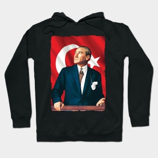 Atatürk and Flag Hoodie